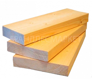 Доска сухая строганная 20х90х6000