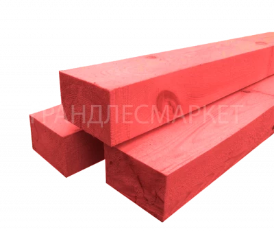 фото Брус обрезной антисептированный